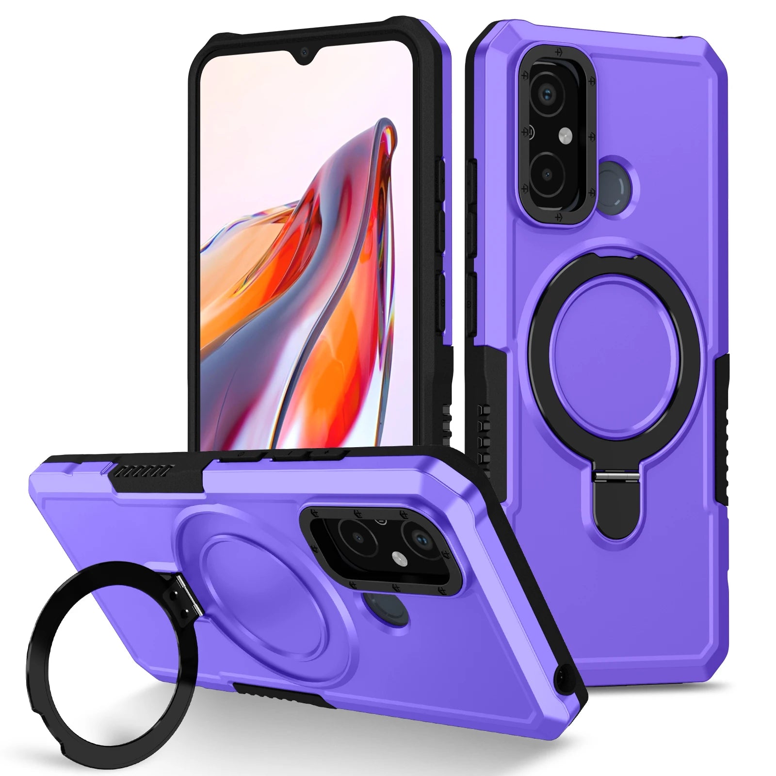 Armored Xiaomi Redmi Case with Stand