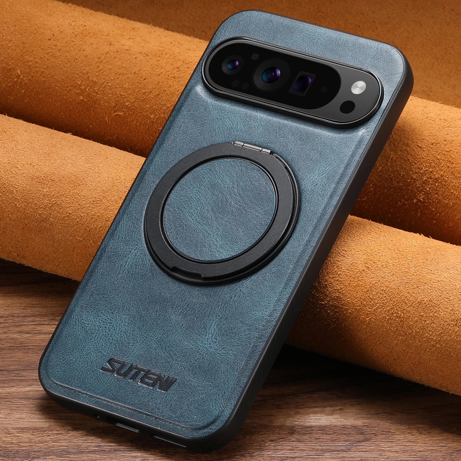Leather MagSafe Google Pixel Case with Stand