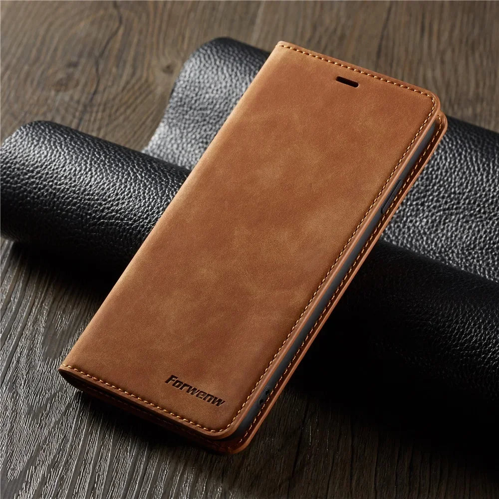 Thin Suede iPhone Wallet Case