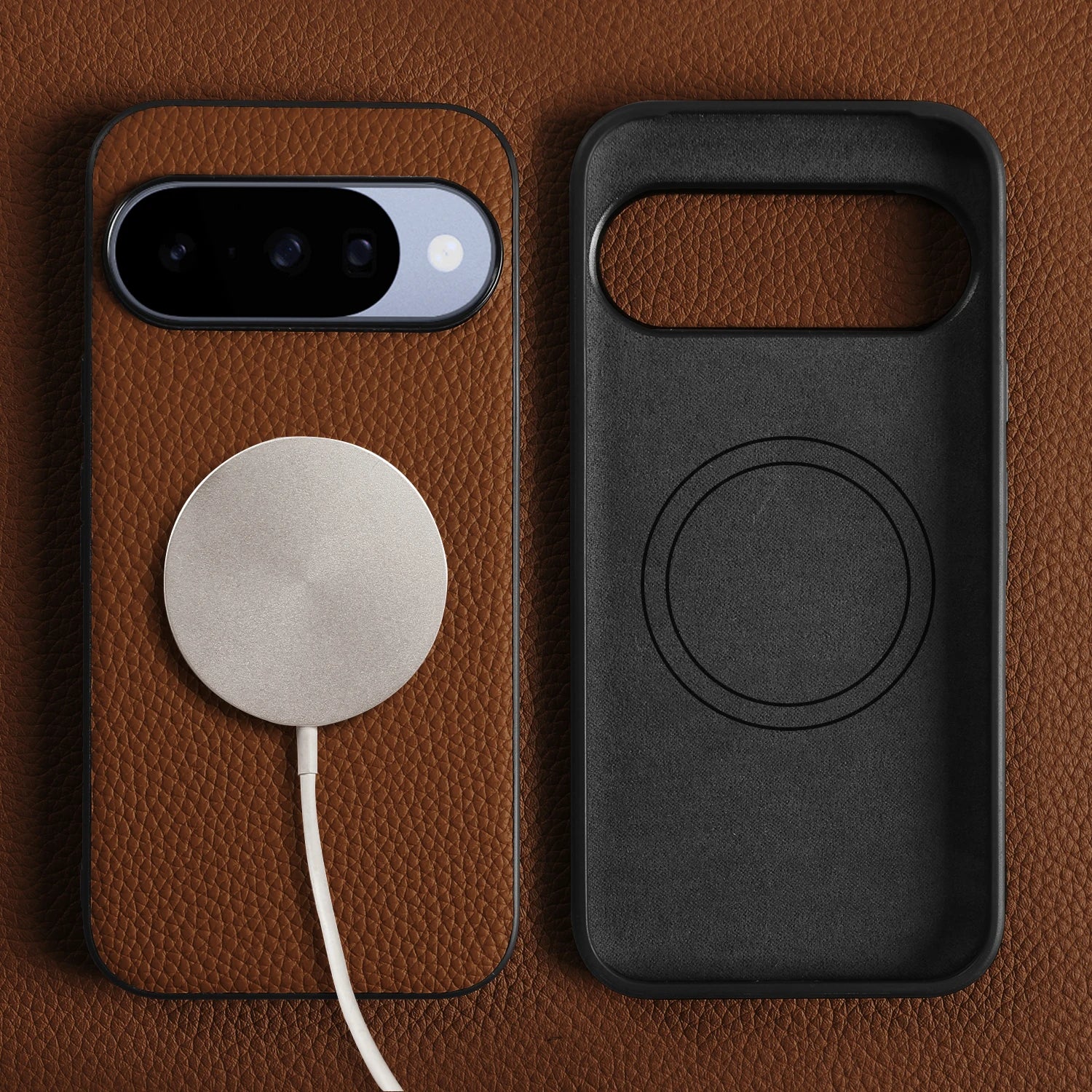 Leather MagSafe Google Pixel Case