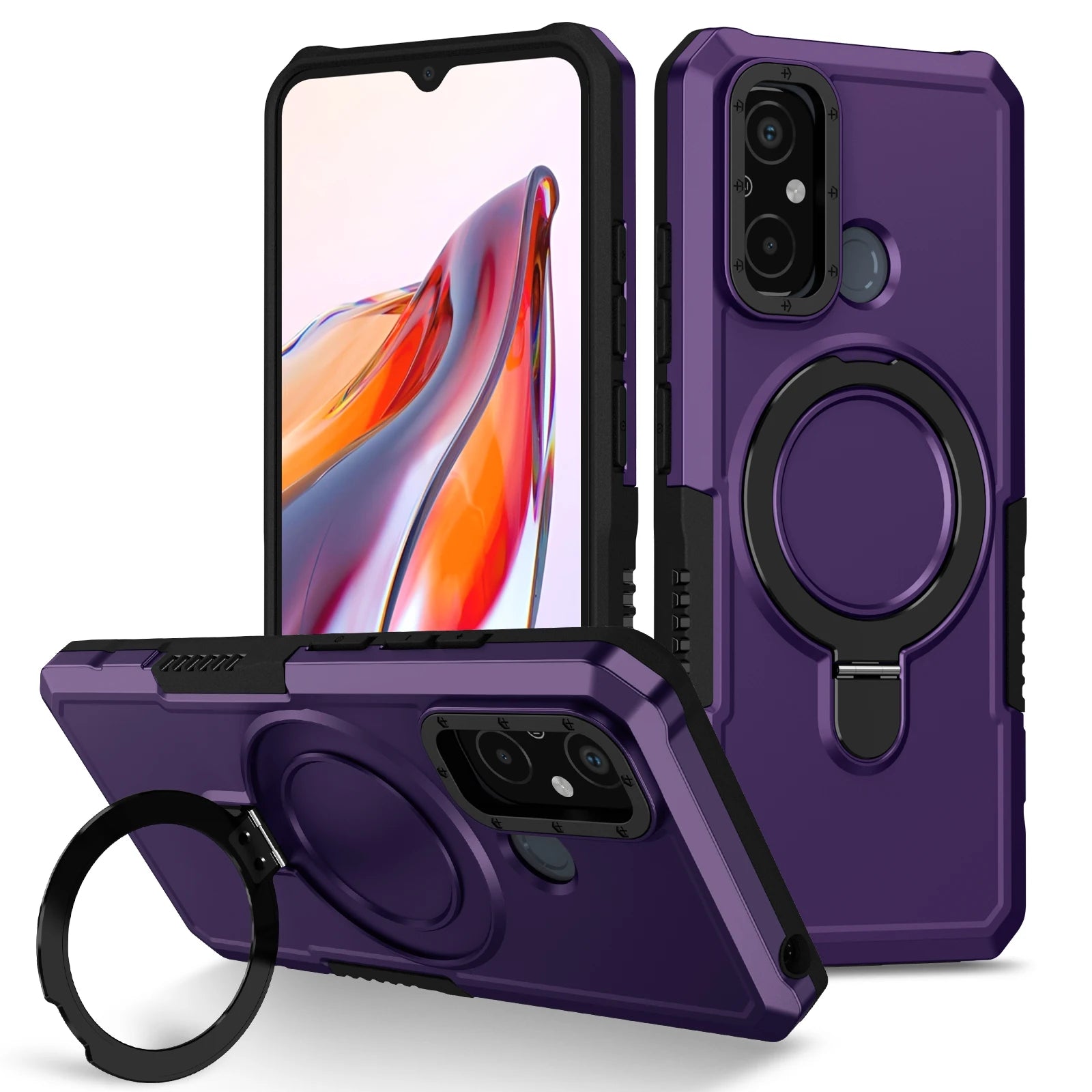 Armored Xiaomi Redmi Case with Stand