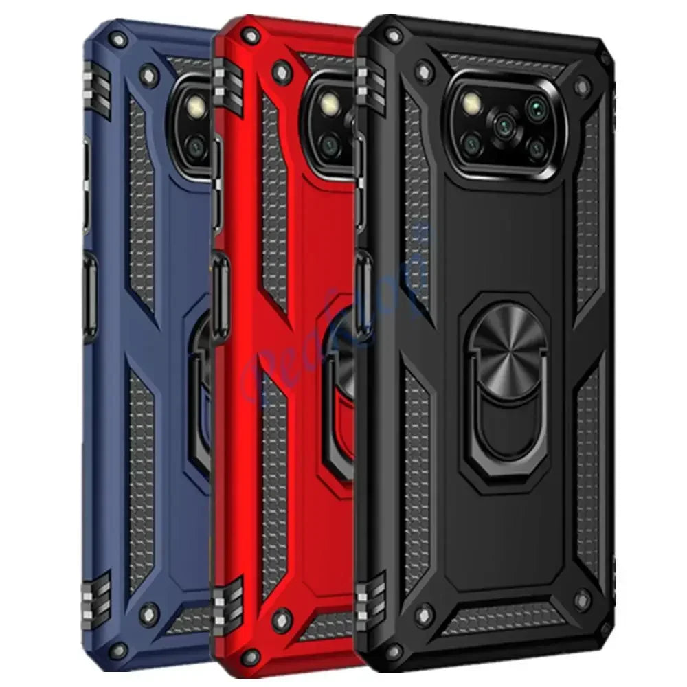 Armored Xiaomi Poco Case with Holder