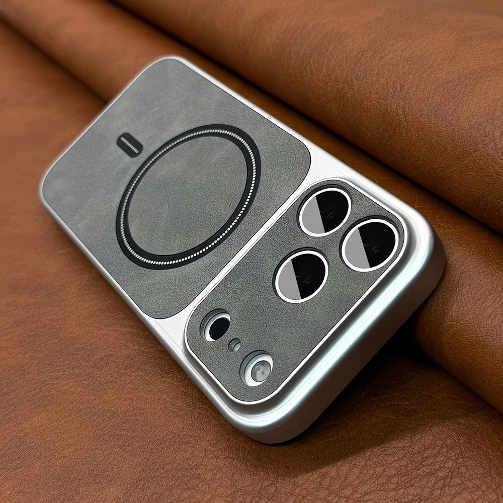 Artificial Leather MagSafe iPhone Case