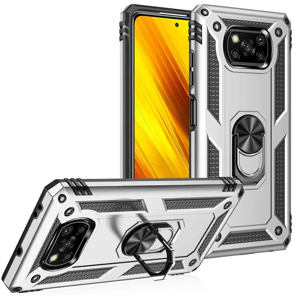 Armored Xiaomi Poco Case with Holder