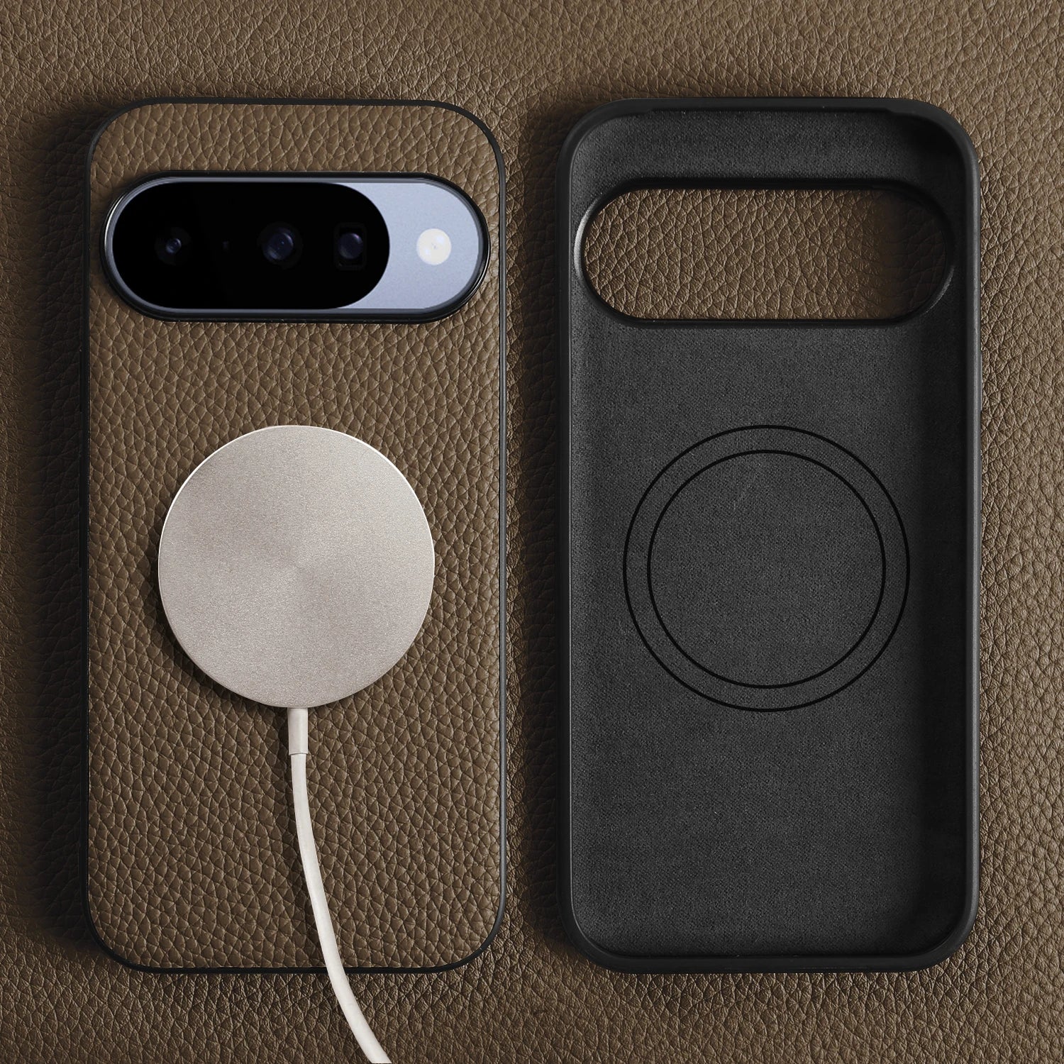 Leather MagSafe Google Pixel Case