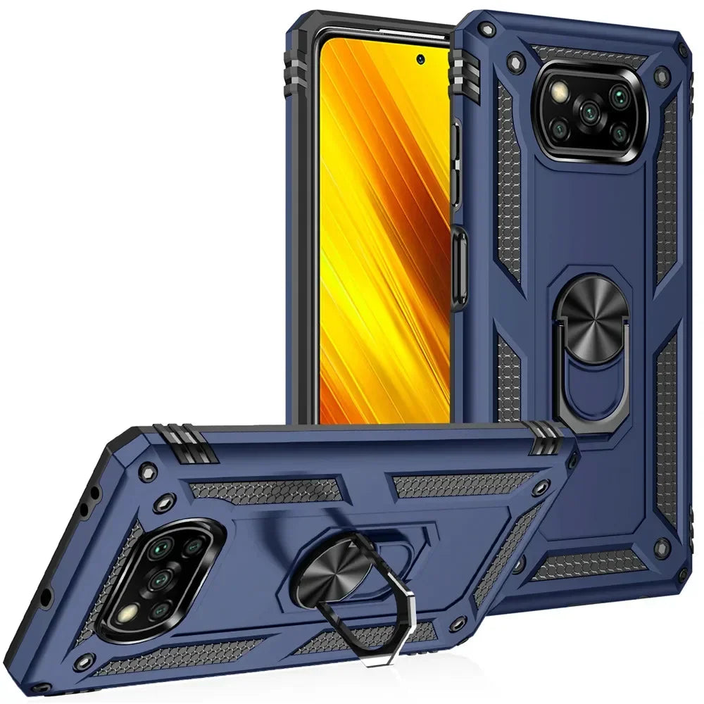 Armored Xiaomi Poco Case with Holder