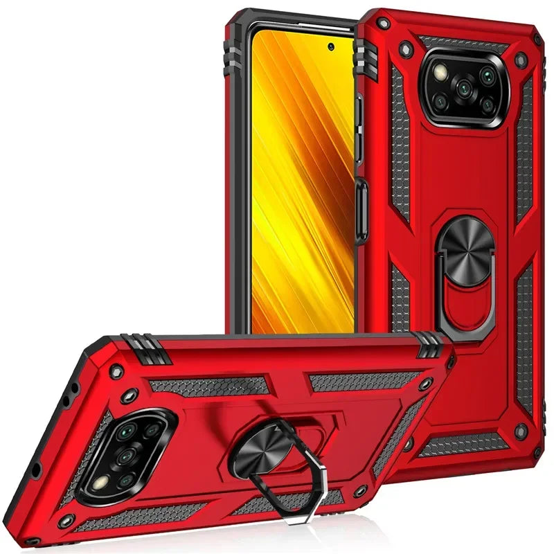 Armored Xiaomi Poco Case with Holder
