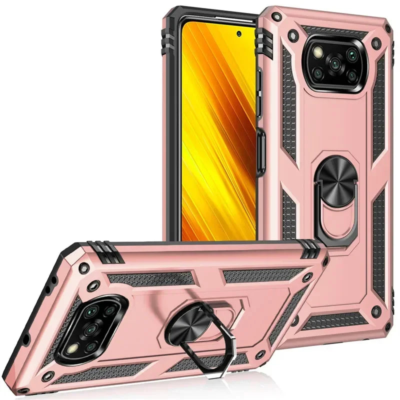 Armored Xiaomi Poco Case with Holder
