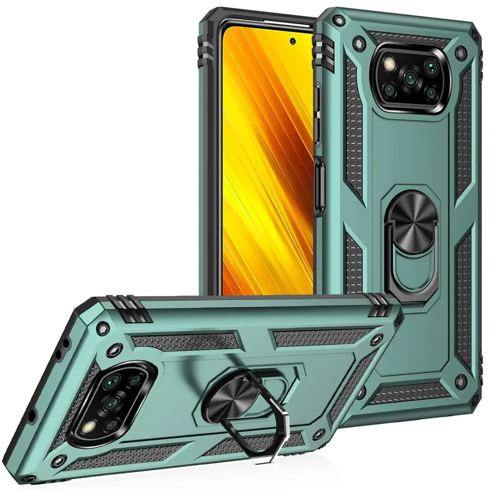 Armored Xiaomi Poco Case with Holder