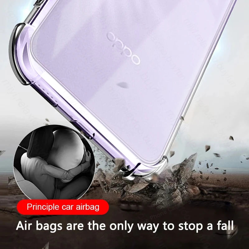 Transparent Silicone OPPO Reno Case