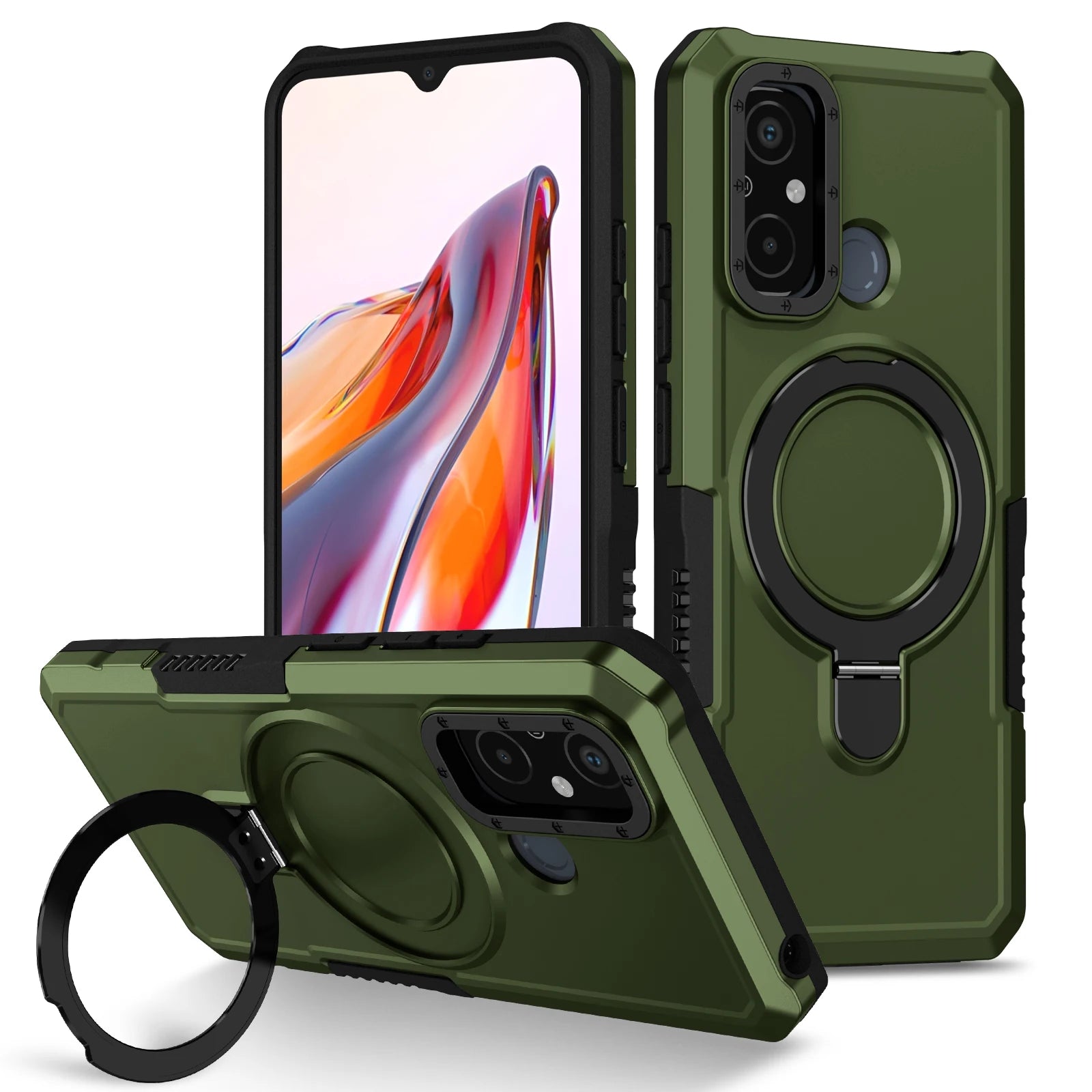 Armored Xiaomi Redmi Case with Stand