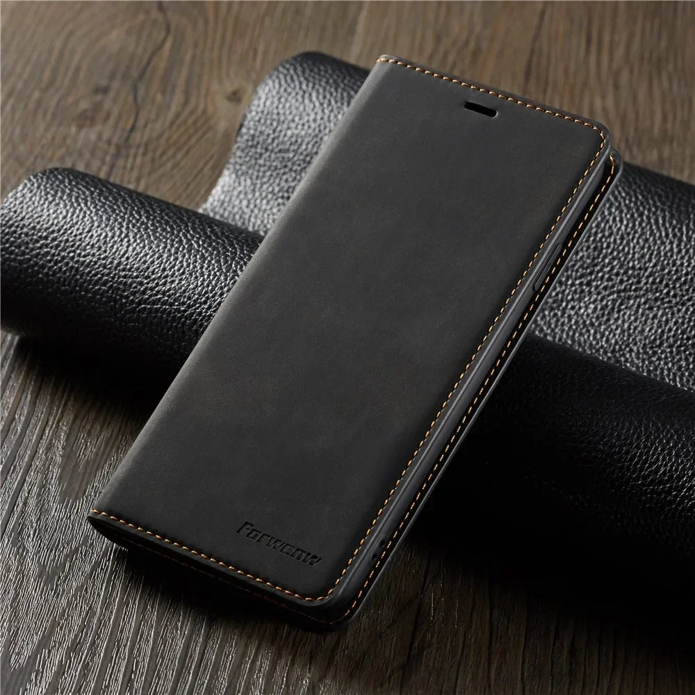Thin Suede iPhone Wallet Case