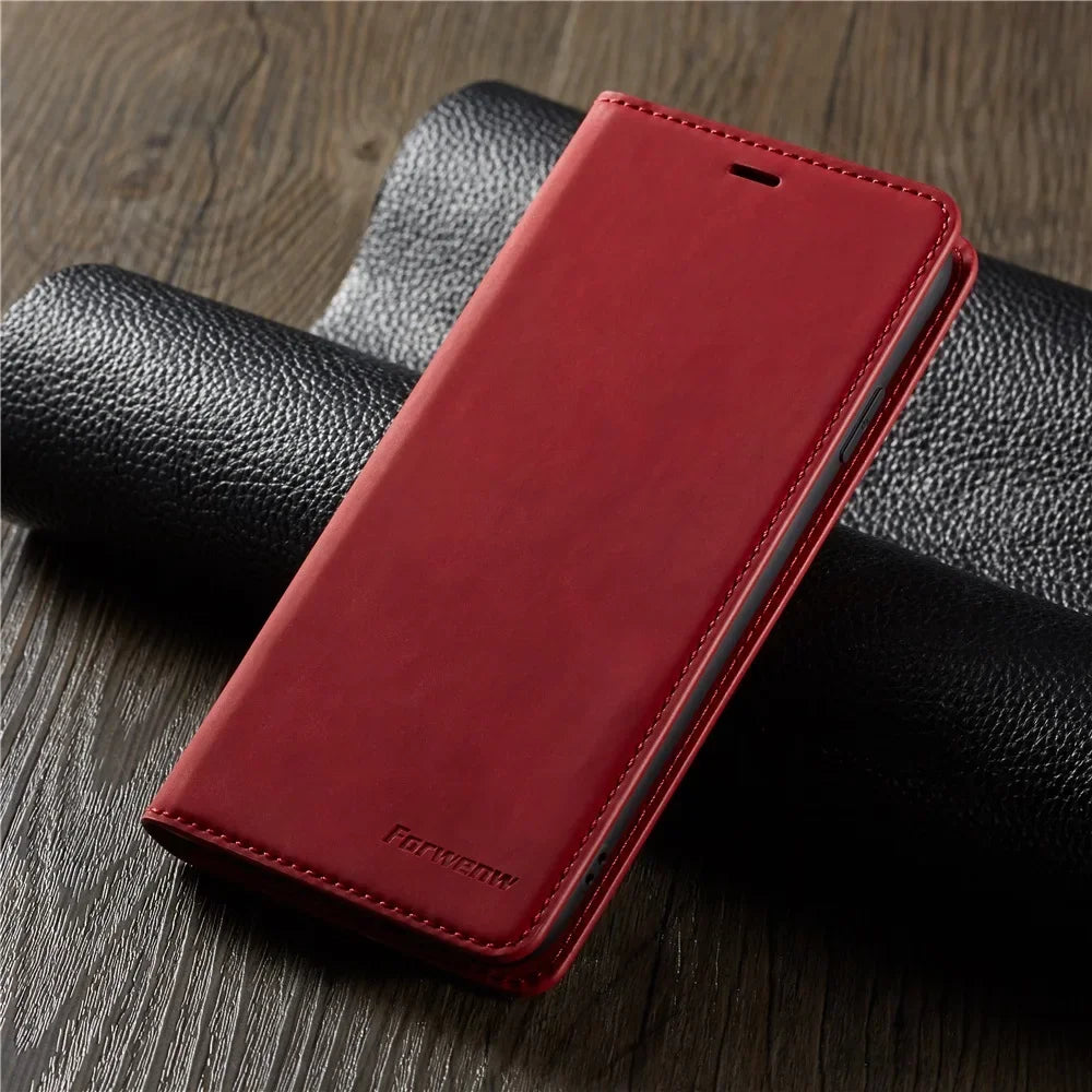 Thin Suede iPhone Wallet Case
