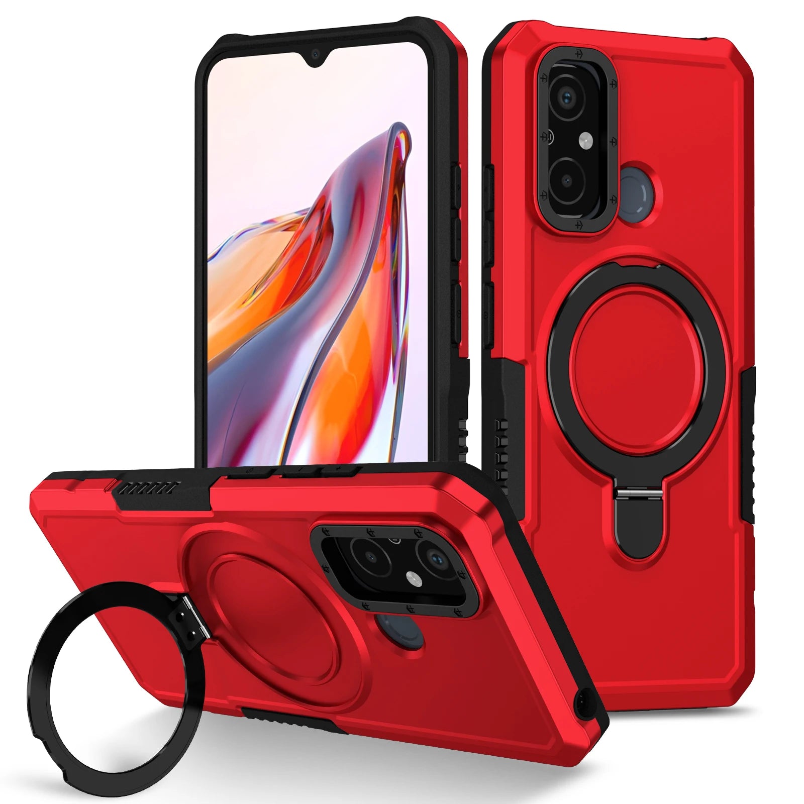 Armored Xiaomi Redmi Case with Stand