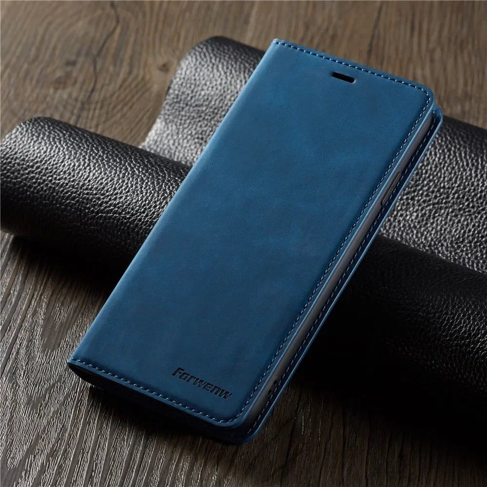 Thin Suede iPhone Wallet Case